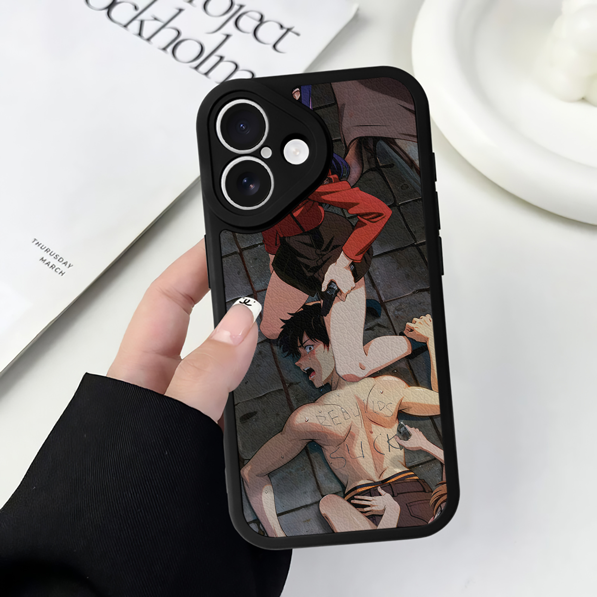 （画像用） EVA 新世紀エヴァンゲリオン 【iPhone 16シリーズ対応】シリコンスマホケース（レザー調） 材質：シリコン